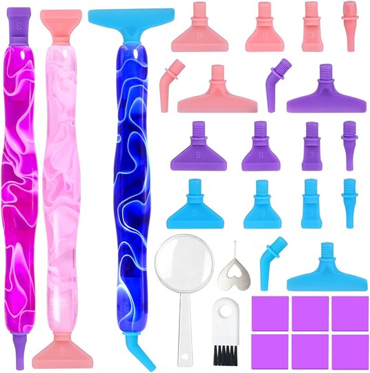 5D Diamond Painting Drill Pen, Rhinestone Gem Picker Tool Kit for Adults & Nail Art